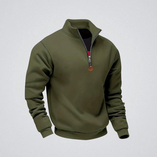 Leo | Sudadera con cremallera y cuello alto: calidez, elegancia y comodidad para el día a día